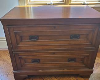 3' x 2' deep wood file cabinet