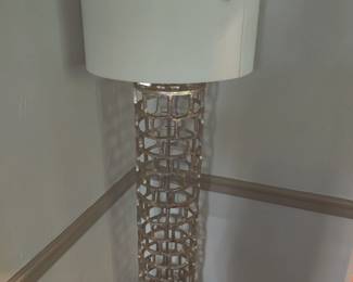 Floor lamp is approx 5' tall