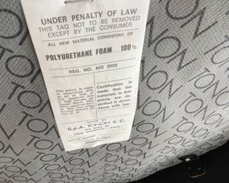 Tonon Ebony laquer dining set.  Table features two removable leaves.  Shown with 1.