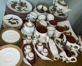 Wow!!!  STANGL Orchard Song, sold by piece or as a whole lot $350