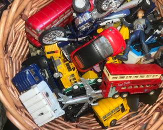 Model Trucks and cars, well loved