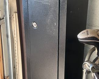 Gun safe (empty but locked, no key yet)