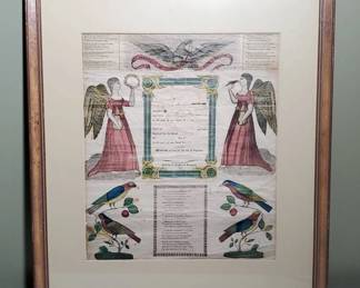 19th Century Pennsylvania Dutch Fraktur