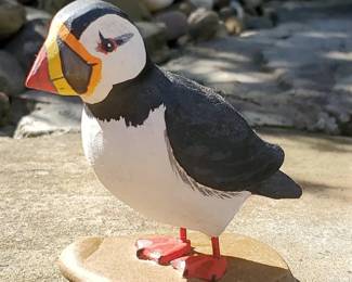 Brad Wiley HandCarved Puffin