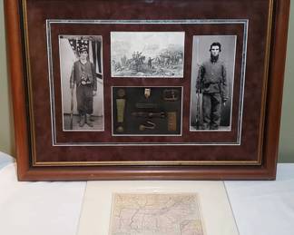 Civil War Relics Map
