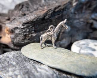 sterling silver charm giraffe