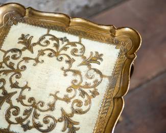 antique nesting table venetian