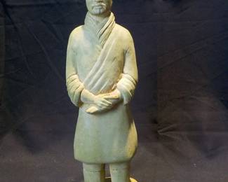 Concrete Replica of a Chinese Terra Cotta Warrior