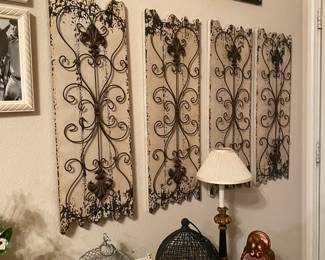 The bird house are super cute with greenery! And the wall are it’s prettier in person! Come shop with us!