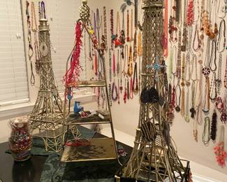 Used the Eiffel towers to display some of the jewelry in my sell but are for sale as well and they are beautiful addition to any are of a home! Come buy them!