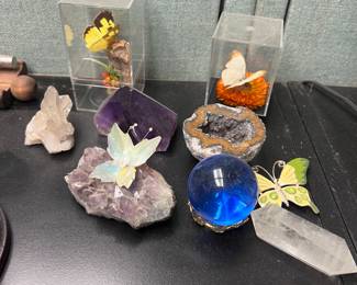 BUTTERFLIES AND GEODES