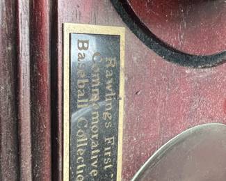 PLAQUE ON BASEBALL COLLECTION