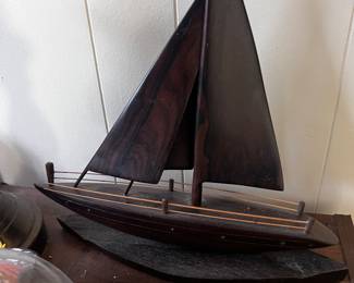 WOODEN SAILBOAT