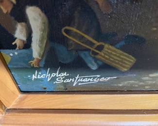 SIGNATURE OF ARTIST 0ON INTERESTING PIECE