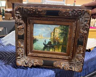 BEAUTIFULLY FRAMED OIL PAINTING