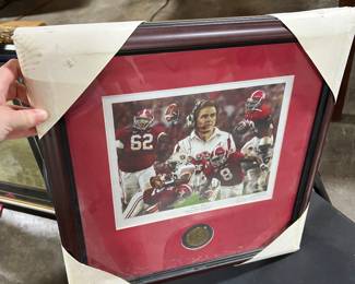 FRAMED FOOTBALL ART