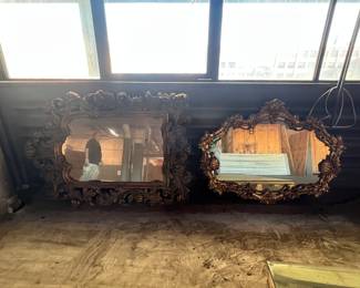 BEAUTIFUL LARGE ORNATE WALL MIRRORS
