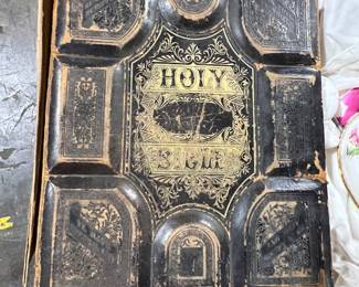 ANTIQUE HOLY BIBLE