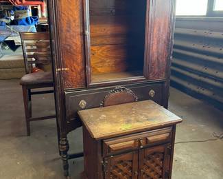 DEPRESSION  CHINA CABINET , ETC