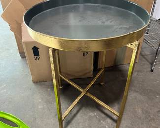 BRASS TRAY TABLE