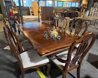 TABLE AND 10 CHAIRS