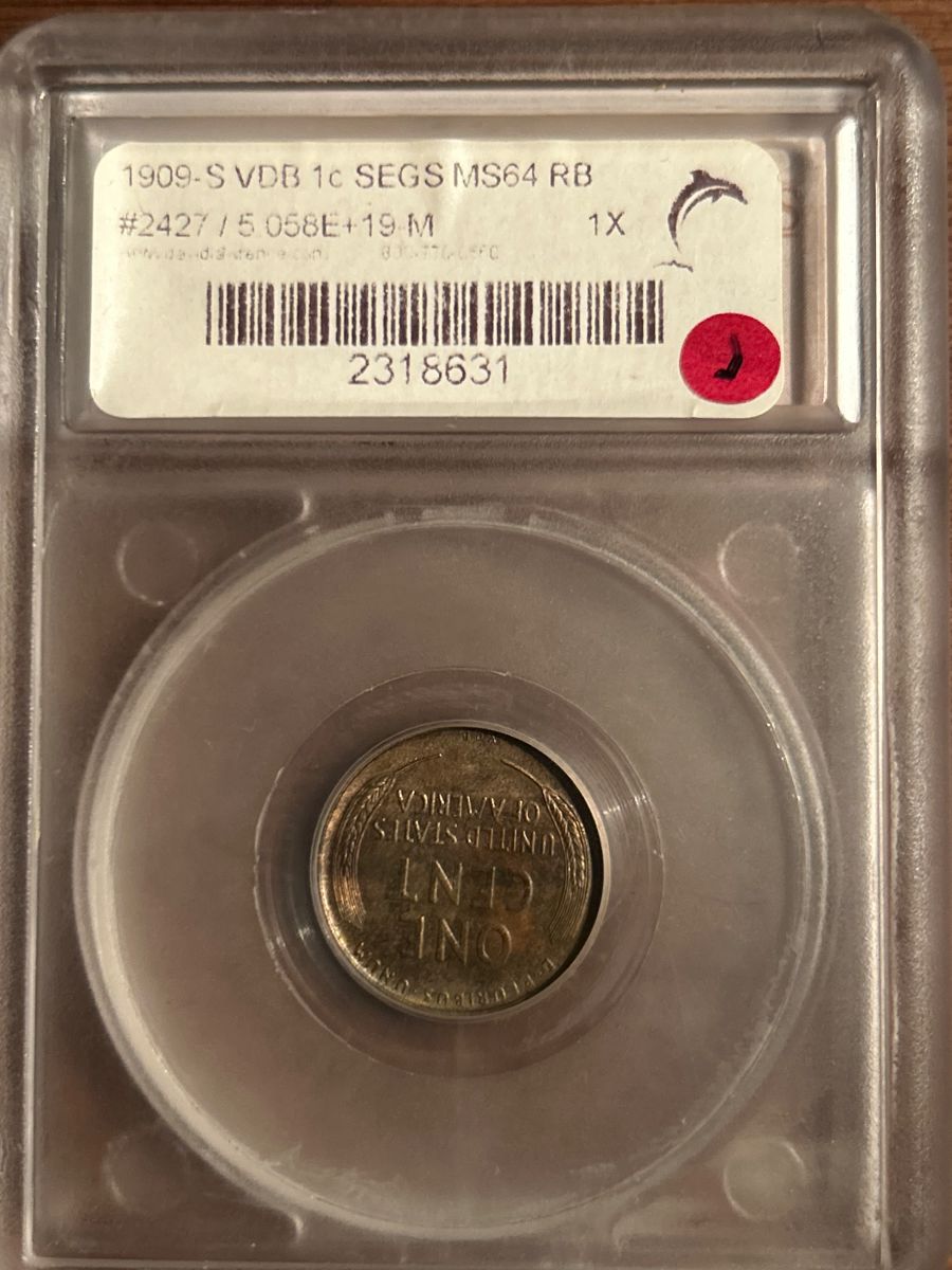 1909-S VDB MS64 - from David Laurence Rare Coins