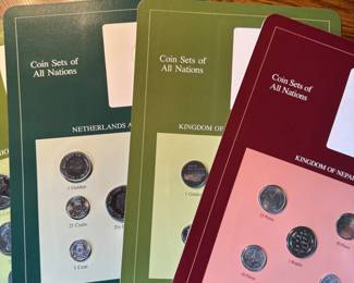 Part of Coin Sets of all Nations - 3 Volumes. BUY IT NOW $200. Call or Text Patty at 847-772-0404 to arrange for purchase or make inquiries.