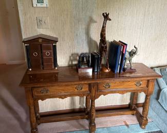2 DRAWER TABLE - BUY IT NOW $50. Call or Text Patty at 847-772-0404 to arrange for purchase or make inquiries.