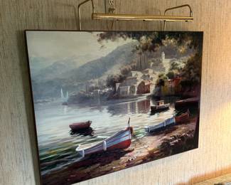 PRINTED CANVAS WITH EXCELLENT ART LIGHT - BUY IT NOW $75. Call or Text Patty at 847-772-0404 to arrange for purchase or make inquiries.