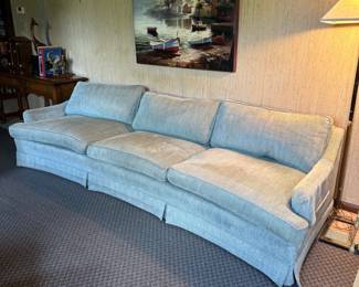 CURVED SOFA - BUY IT NOW $150. REQUIRES PROFESSIONAL MOVER. Call or Text Patty at 847-772-0404 to arrange for purchase or make inquiries.