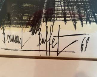 Bernard Buffet Lithograph