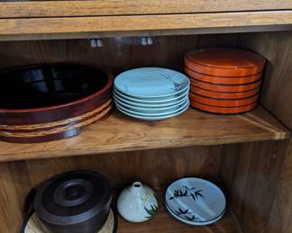 More Japanese dish and serving ware.
