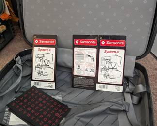 Samsonite Suitcase interior.