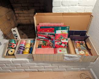 Holiday gift wrap, etc.