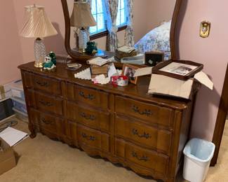 Vintage dresser with mirror 