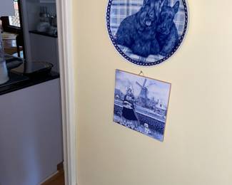 Scottish terrier dog plate