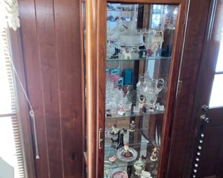 Display Case full of collectibles 