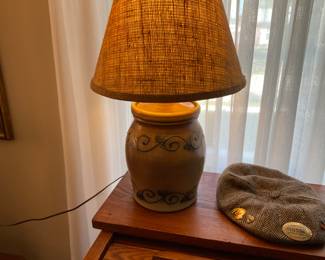 NEWER CROCK LAMP