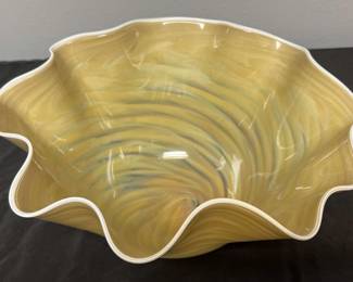 Scott Leibowitz Signed Glass Vase