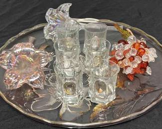 Assorted Glass Home Decor Items
