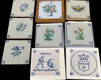 Seven Makkum Tiles