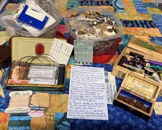 Sewing Notions Lap Quilt