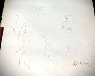 Sam Messer Signed Artwork Lithograph