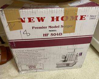 New Home Serger - Model HF 504D