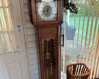 Antique grandfather clock 