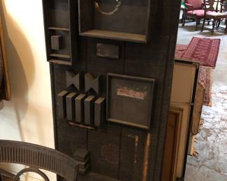 Louise Nevelson style sculpture 