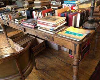 1 of 2 very large library, great hall and or communal tables