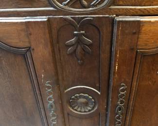 Detail of Antique French Provincial chest