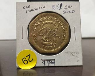 San Francisco gold coin