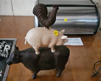 COW, PIG, CHICKEN DECOR